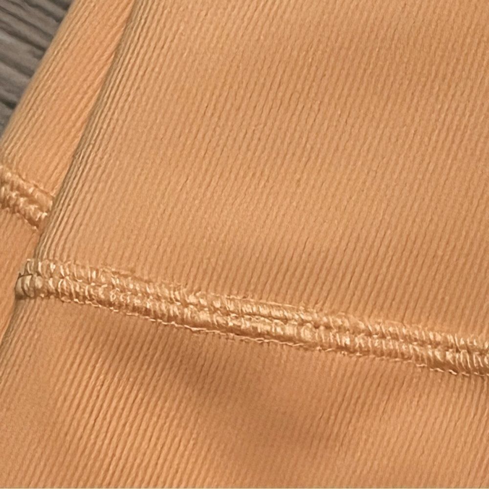 NWT 2 Pc Set Essential High Rise 7/8 Tight Legging + Mock Neck Tank Apricot XXL - Picture 13 of 16